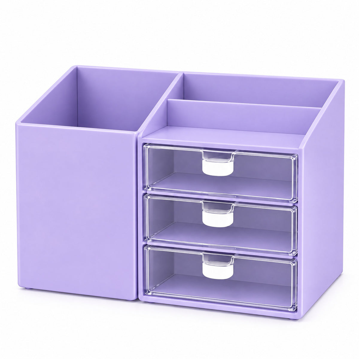 Moxvik Pastel Desktop Organizer with Drawers, view 5