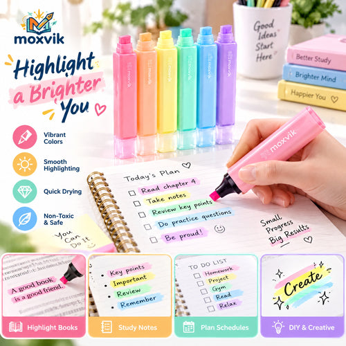 Moxvik Pastel Color Marker Set, view 2