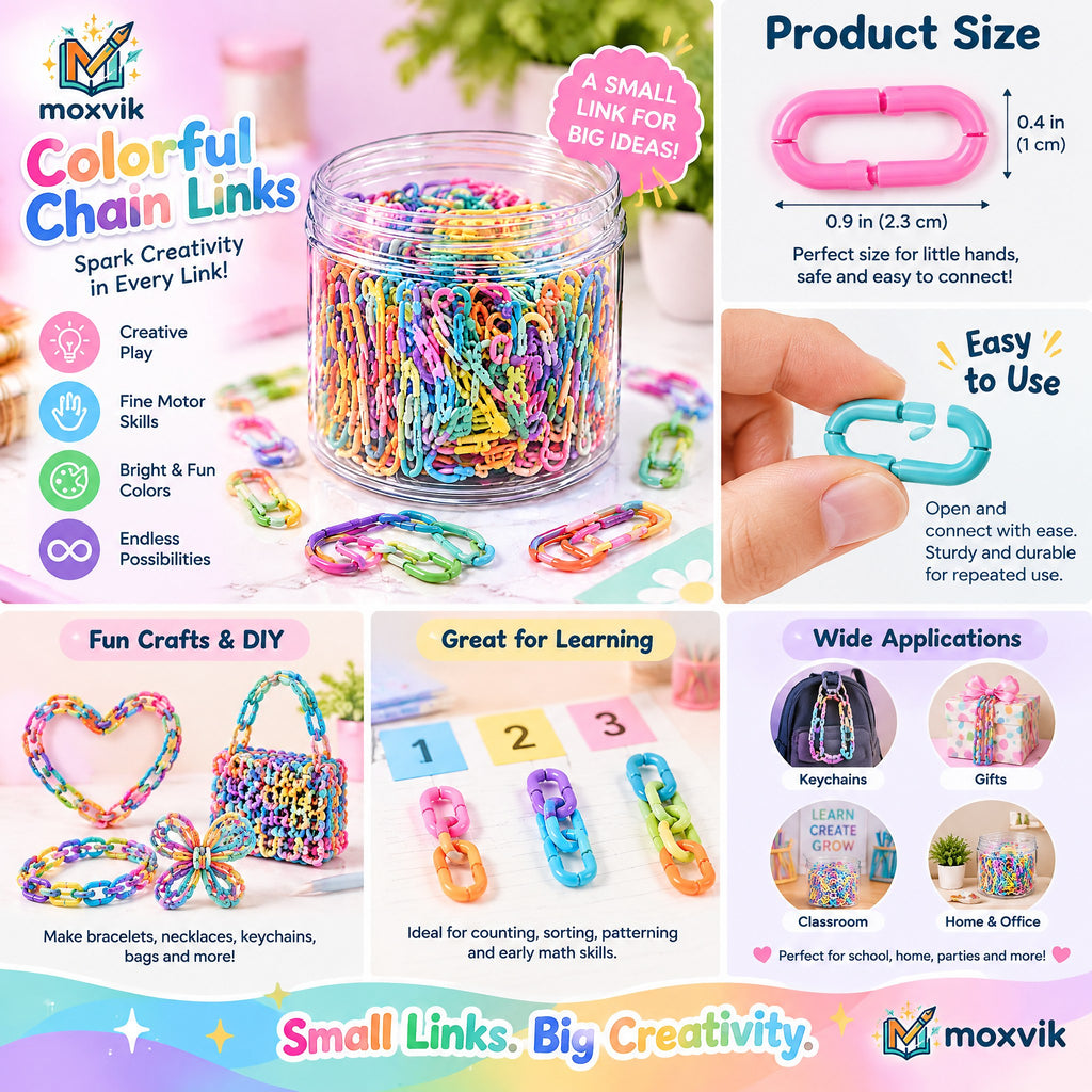 Moxvik Rainbow Paper Clip Jar, view 3