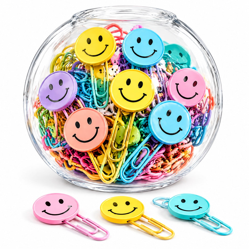 Moxvik Smiley Face Paper Clip Set, view 5