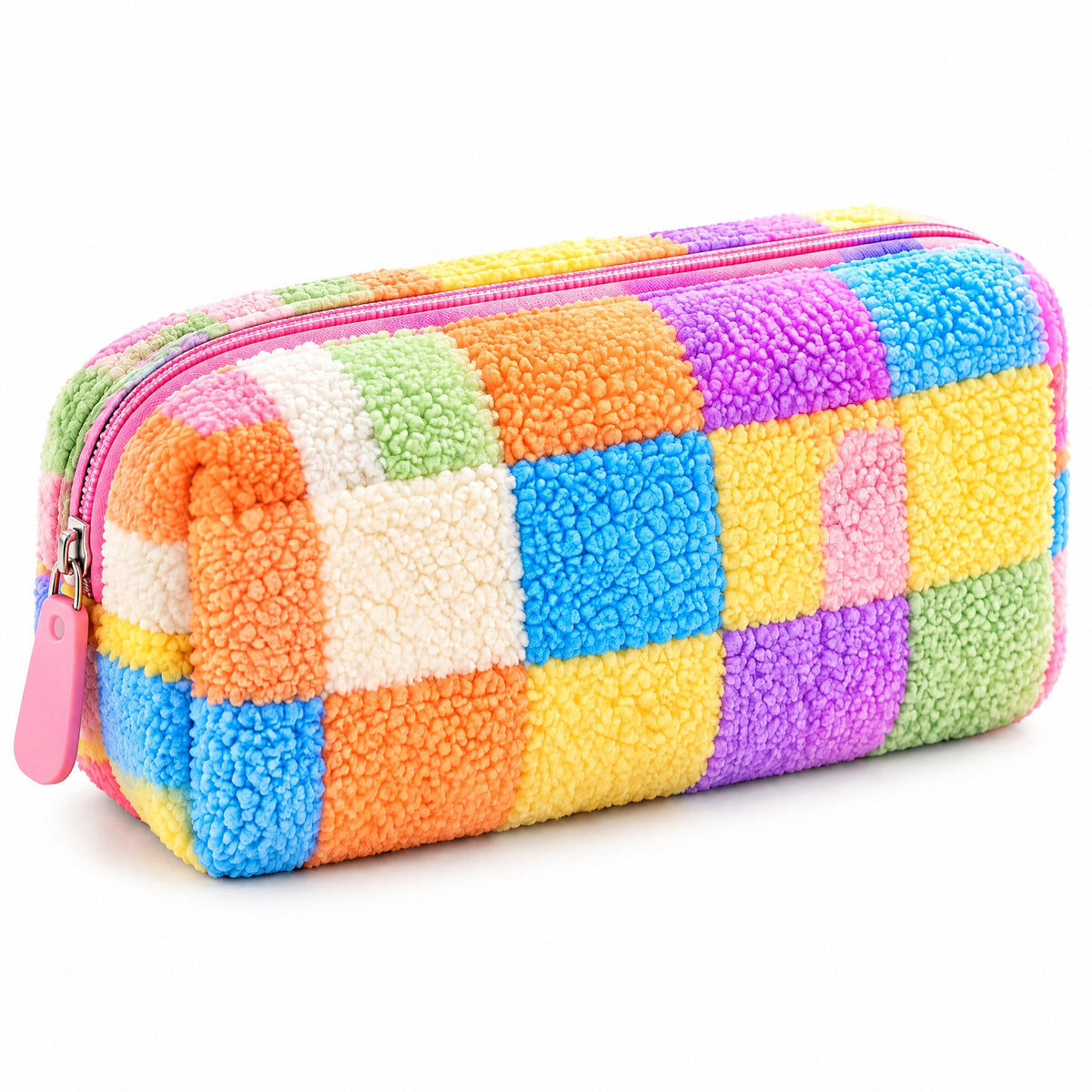 Moxvik Pastel Patchwork Pencil Case, view 5