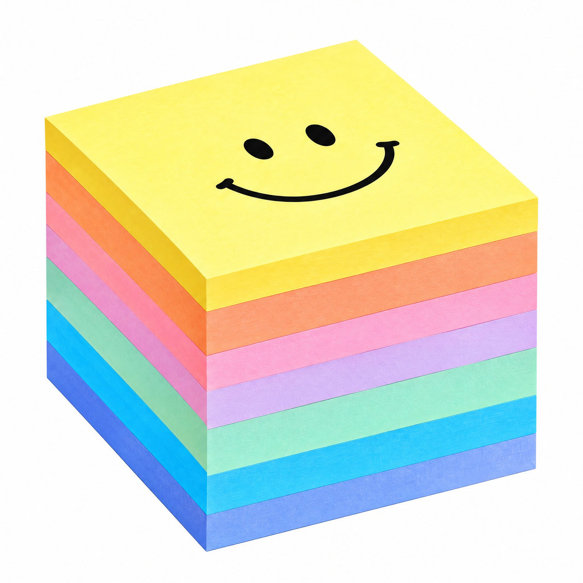 Moxvik Smiley Face Pastel Sticky Notes Set, view 5